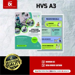 Stiker HVS A3+