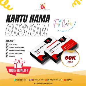 Kartu Nama Full Color Custom