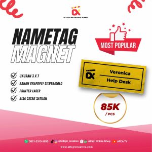 Name Tag Custom (Peniti/Magnet)