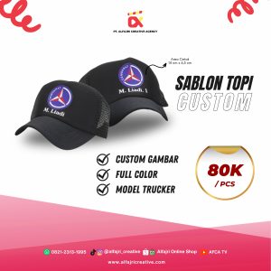 TOPI Custom (Sablon DTF)
