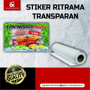Stiker Ritrama Transparan